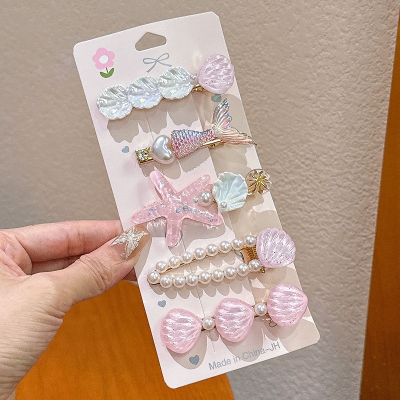 Travel Accessories Girls - Ocean Series Haarclips Leuke Shell Zeester