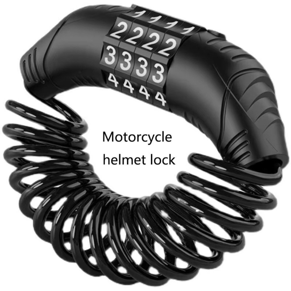 Cable Lock Combination - 4-cijferige wachtwoordcombinatie Draagbare anti-diefstal kabelslot Duurzame