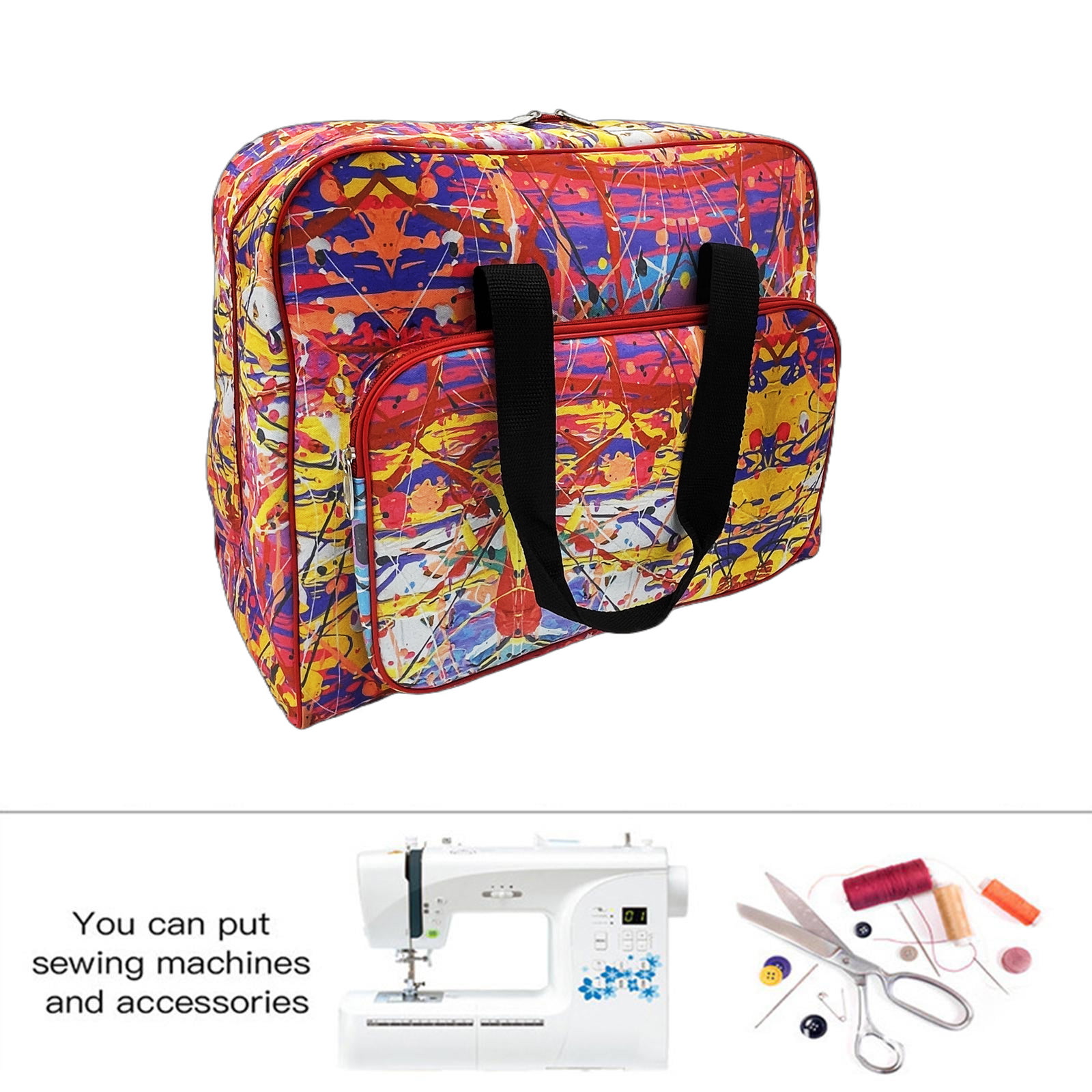Travel Accessories Organizer Bag - Naaimachine Draagtas, Naai Accessoires Organizer, Multifunctionele