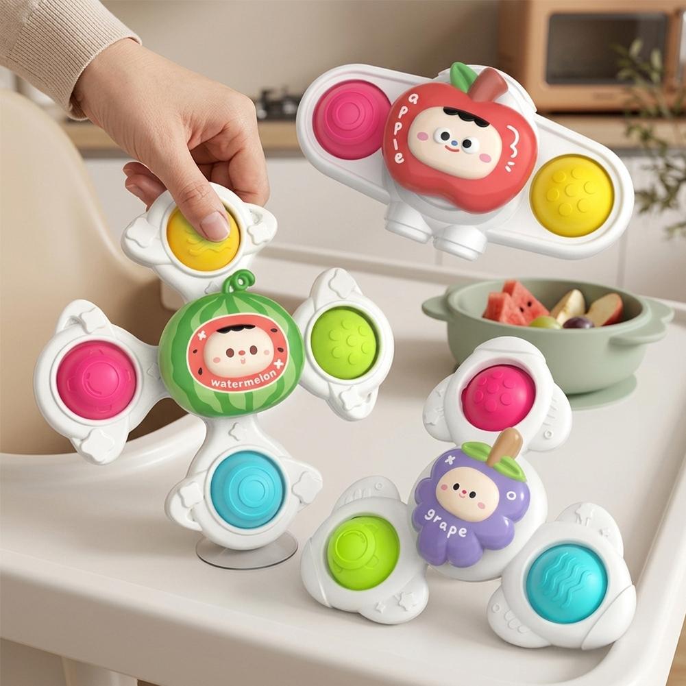 Travel Accessories With Baby - 3 Stuks Baby Sucker Fidget Spinning