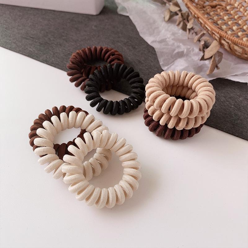 Travel Accessories Girls - Spiraalvormige haarelastiekjes Geen schade Geen vouw