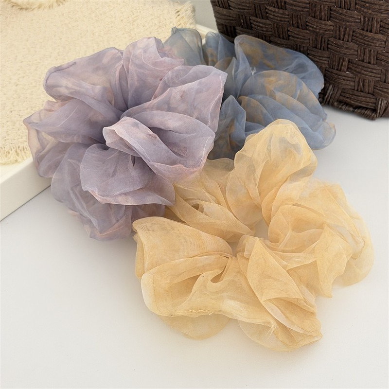 Travel Accessories Girls - 1Pc Haar Scrunchies Oversized Organza Tie