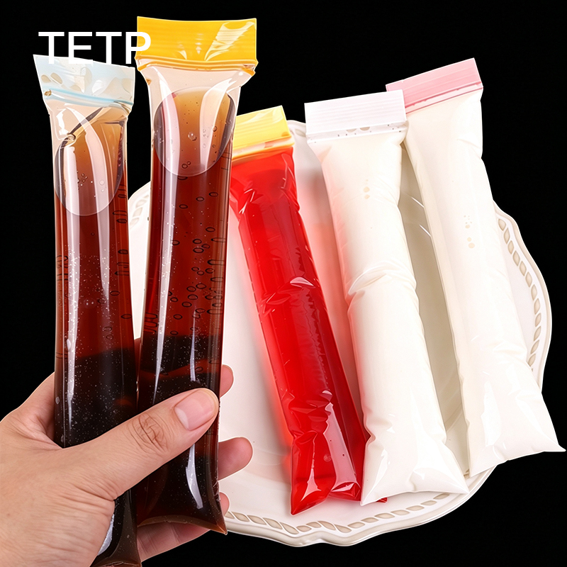 Reusable Zip Bag - TETP 200 Stuks Lekvrije Dubbele Zip