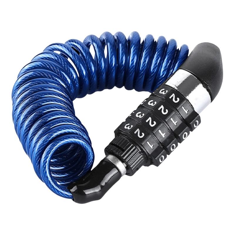 Cable Lock Combination - Motorhelmslotkabel 4-cijferig wachtwoord Anti-diefstal Veilige combinatie