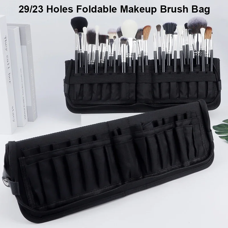 Travel Accessories Organizer Bag - 29/23 Gaten Opvouwbare Make-up Borstel Tas