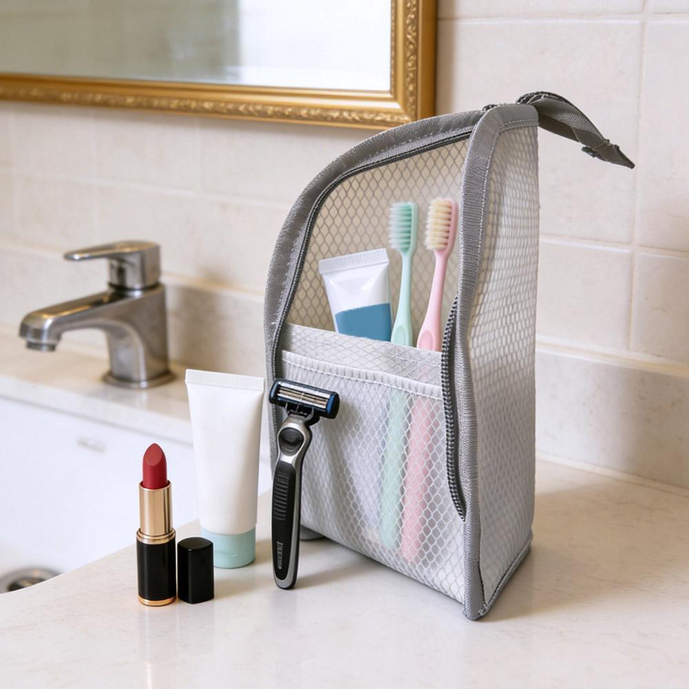 Travel Accessories Organizer Bag - Mesh Reistasje voor toiletartikelen Draagbare tandenborstel