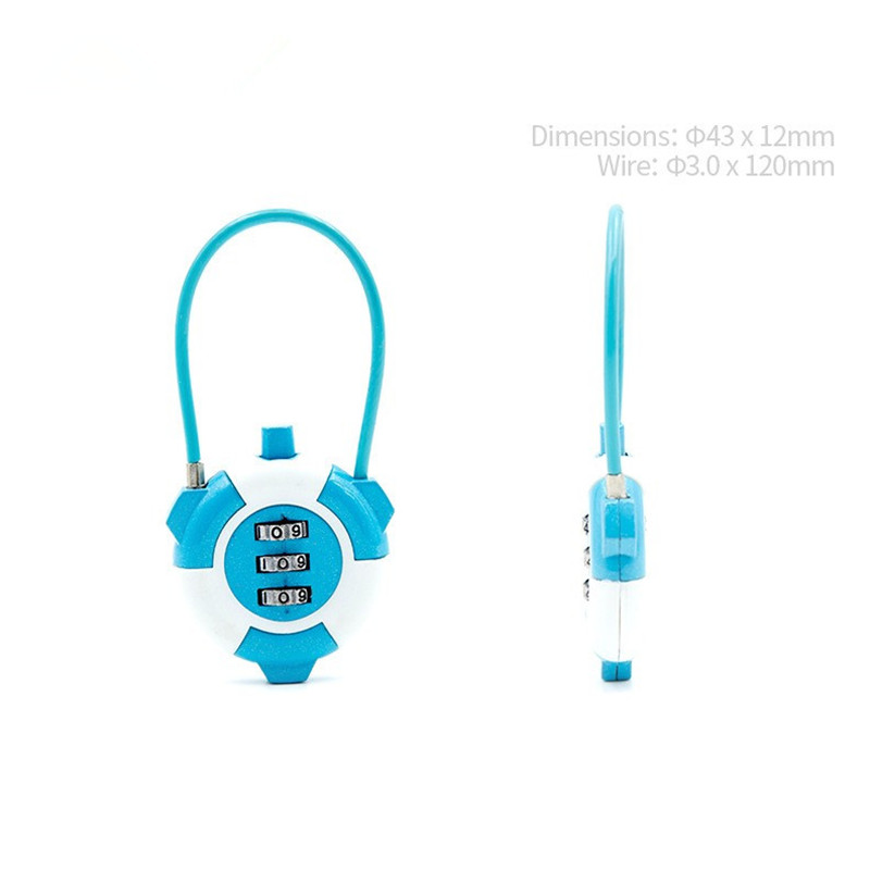 3-cijferige combinatie kabelsl - Cable Lock Combination recensie en prijs