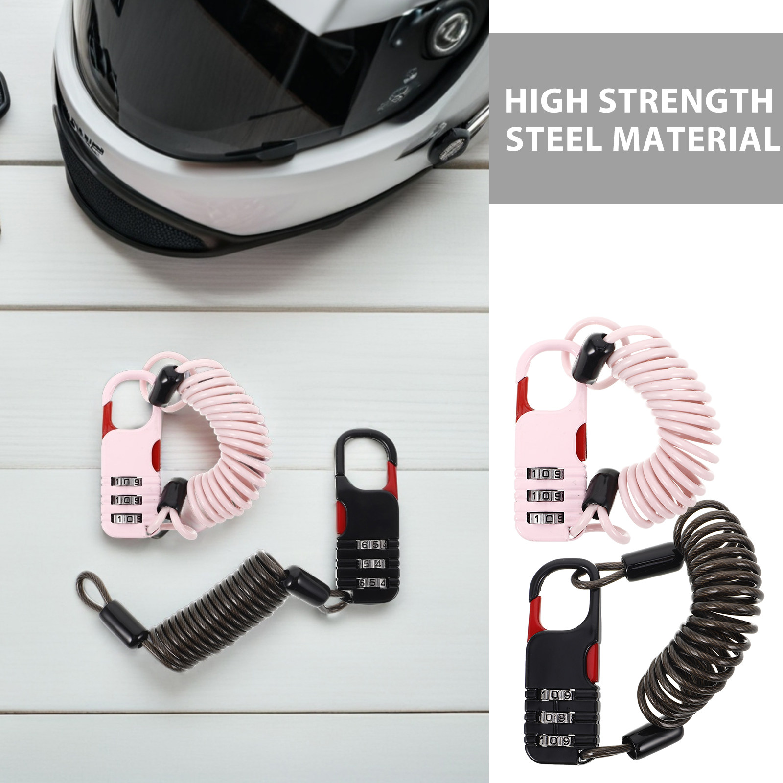 2 stuks fietsslot anti-diefsta - Cable Lock Combination recensie en prijs