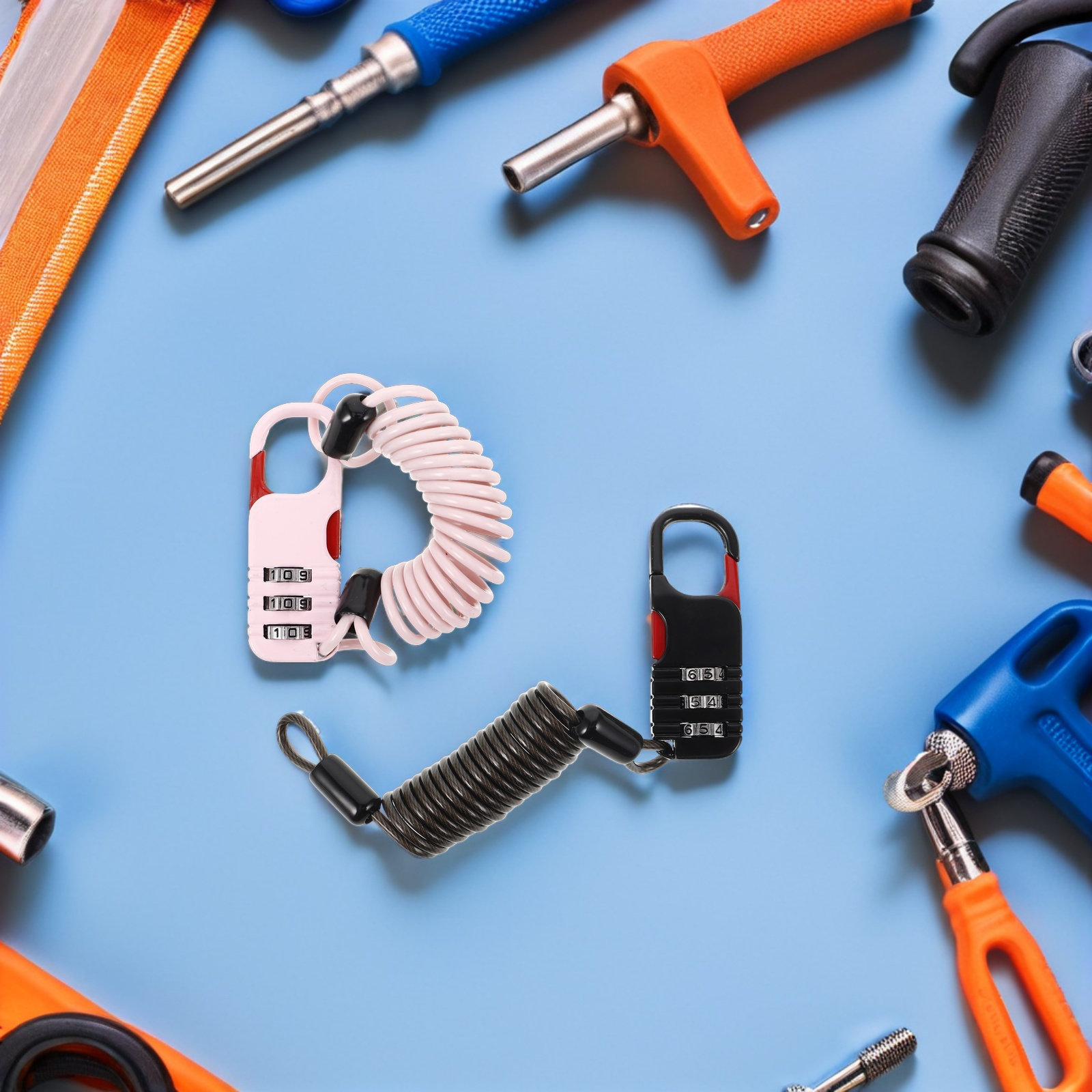 2 stuks fietsslot anti-diefsta - Cable Lock Combination recensie en prijs