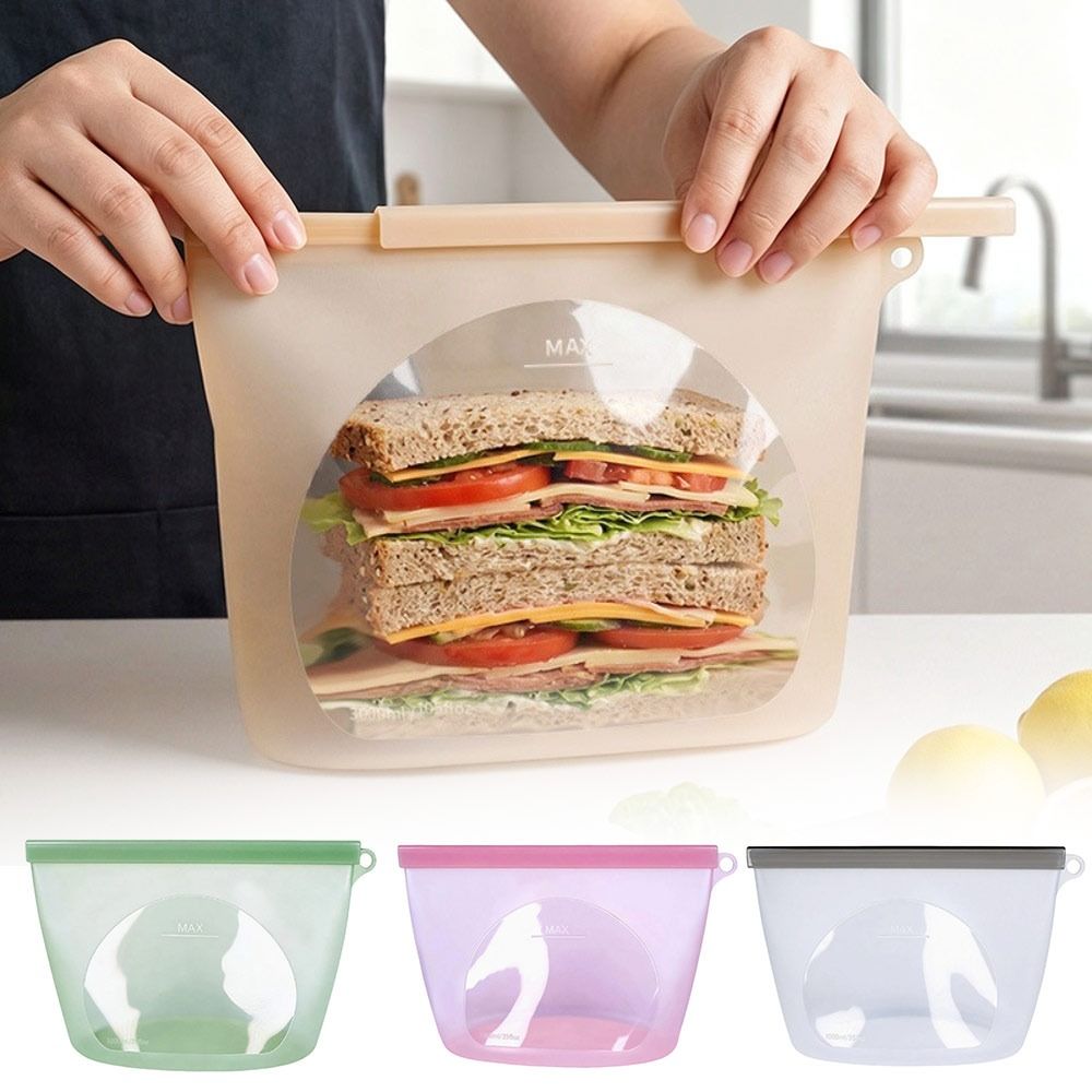 Siliconen voedselbewaarzak Voc - Reusable Zip Bag recensie en prijs