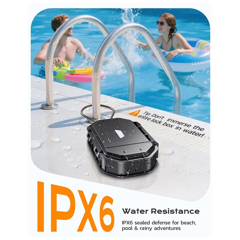 Waterdichte reiskluis met 4-ci - Cable Lock Combination recensie en prijs