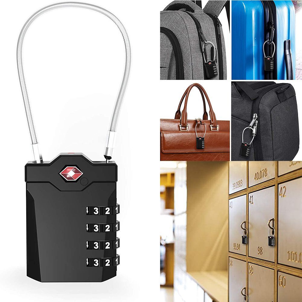 Bagageslot met hoge beveiligin - Cable Lock Combination recensie en prijs