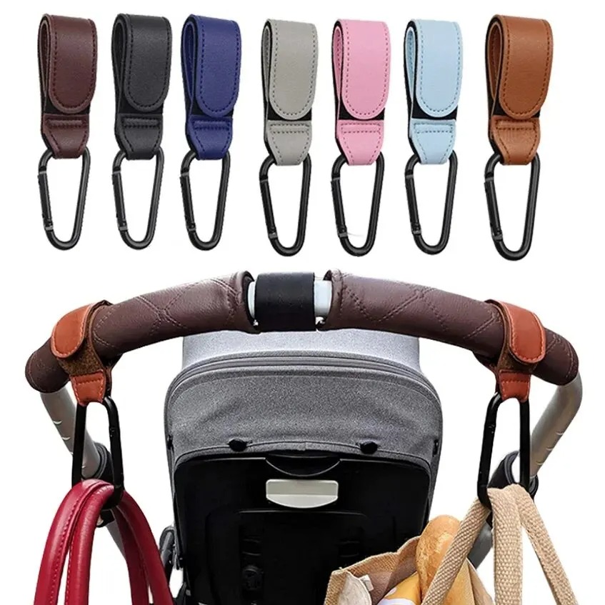 2 stuks lederen winkelwagenhak - Travel Accessories With Baby recensie en prijs
