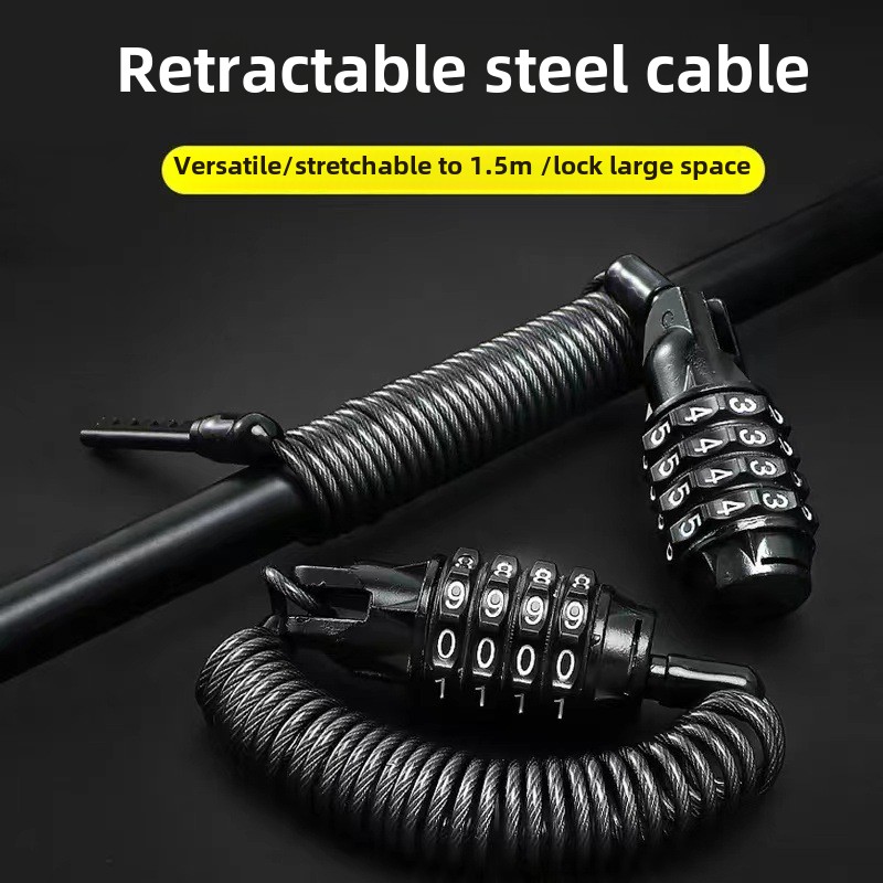 Voor motorfiets fiets anti-die - Cable Lock Combination recensie en prijs