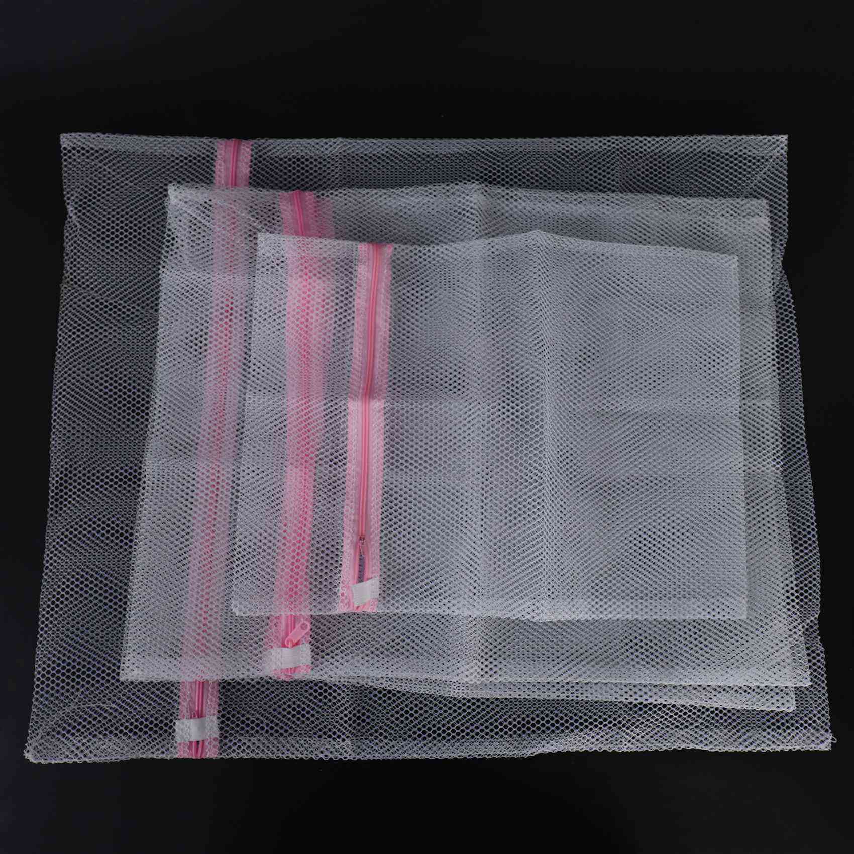 A84E-grote waszak van netstof, - Reusable Zip Bag recensie en prijs