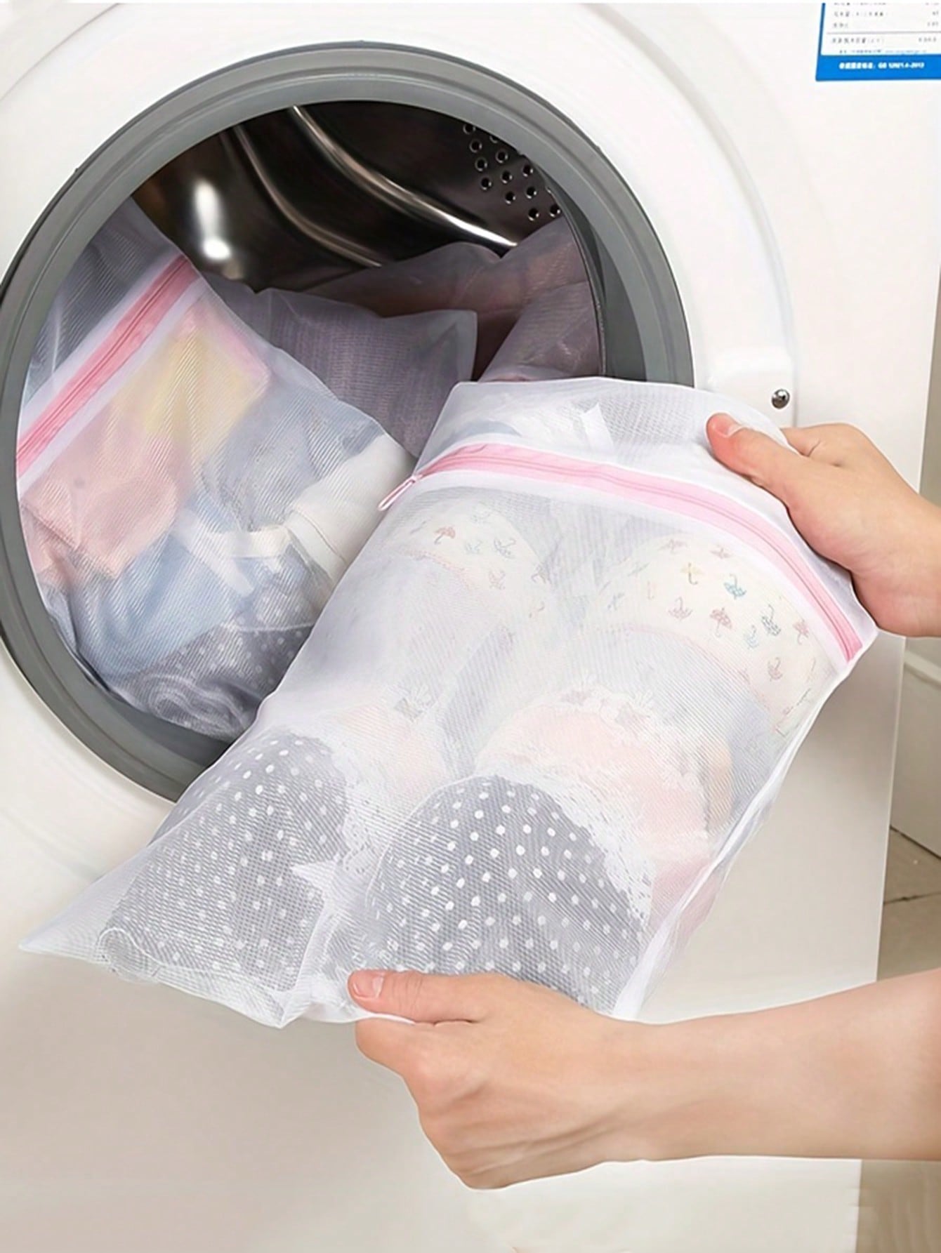 3 stks/set waszakken met ritss - Reusable Zip Bag recensie en prijs
