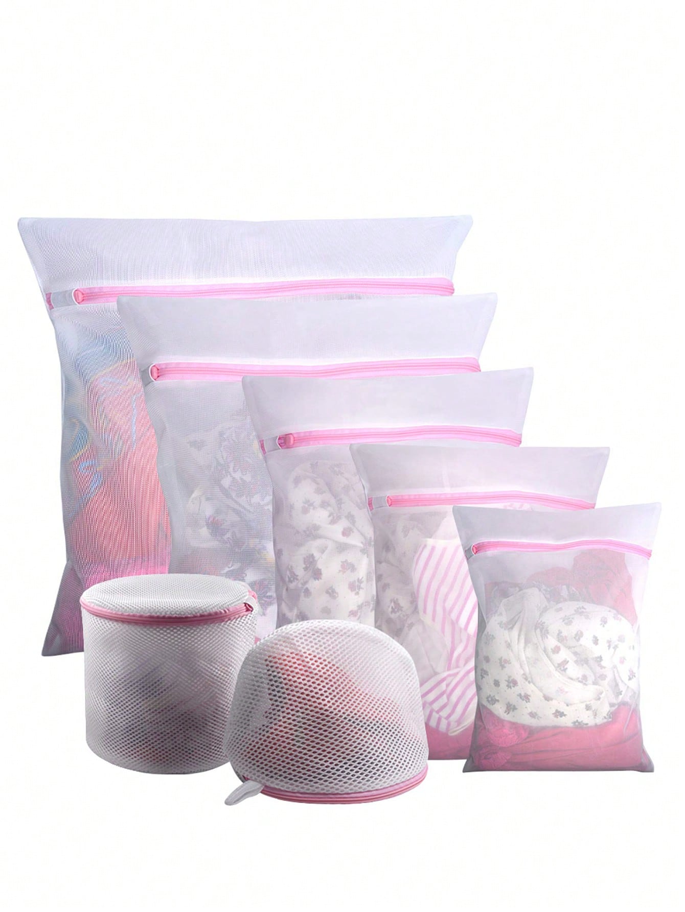 3 stks/set waszakken met ritss - Reusable Zip Bag recensie en prijs