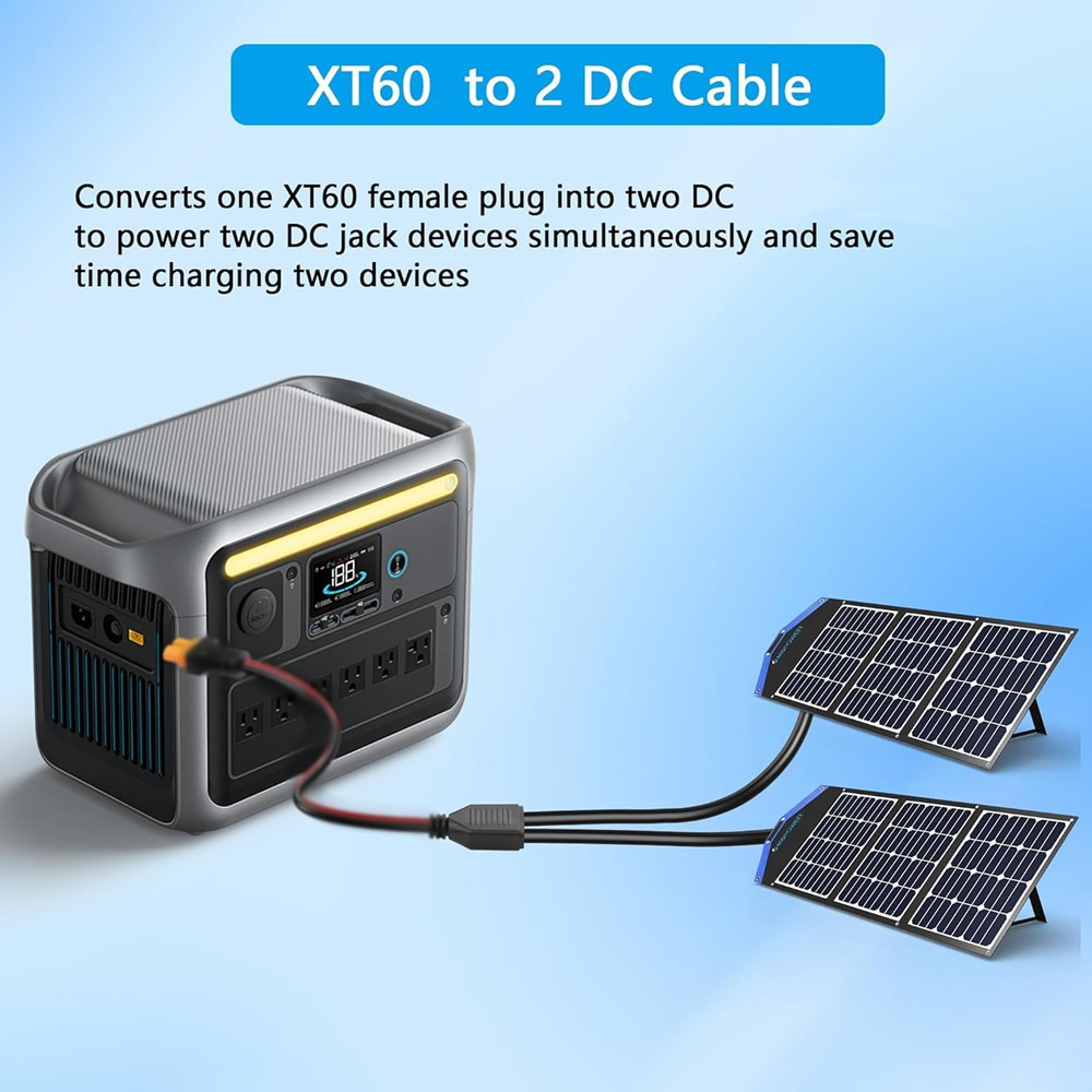 Zonne-aansluitlijn XT60 mannel - Cable Lock Combination recensie en prijs
