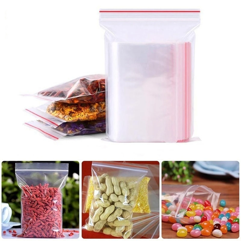 100-1000 Stuks Hersluitbare Tr - Reusable Zip Bag recensie en prijs