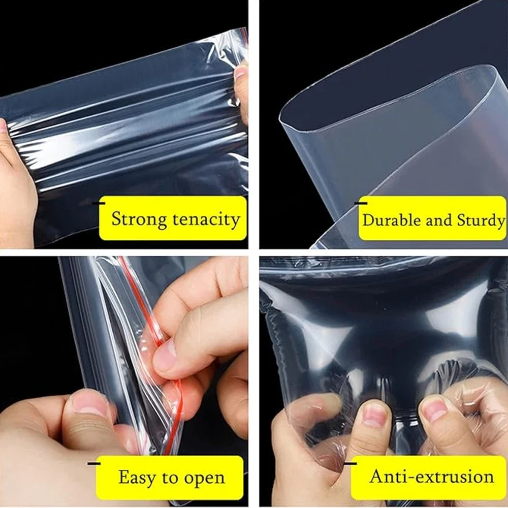 100-1000 Stuks Hersluitbare Tr - Reusable Zip Bag recensie en prijs