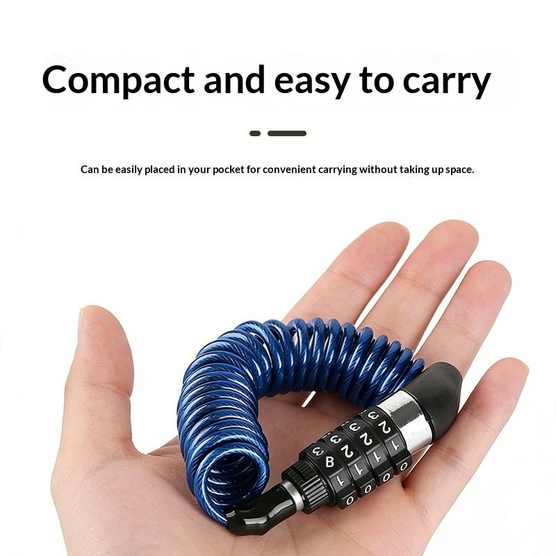 Motorhelmslotkabel 4-cijferig  - Cable Lock Combination recensie en prijs