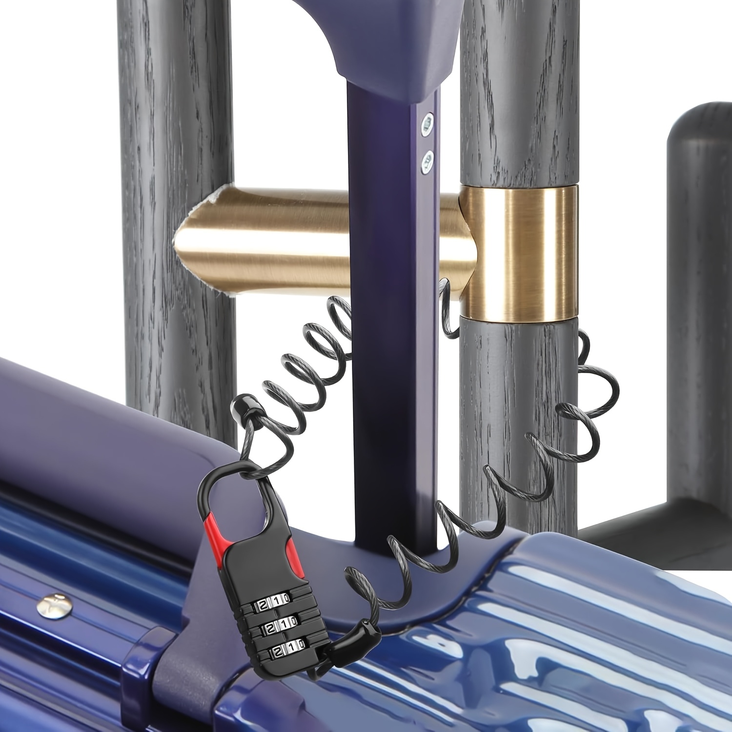 Combinatiehangslot met 3 cijfe - Cable Lock Combination recensie en prijs