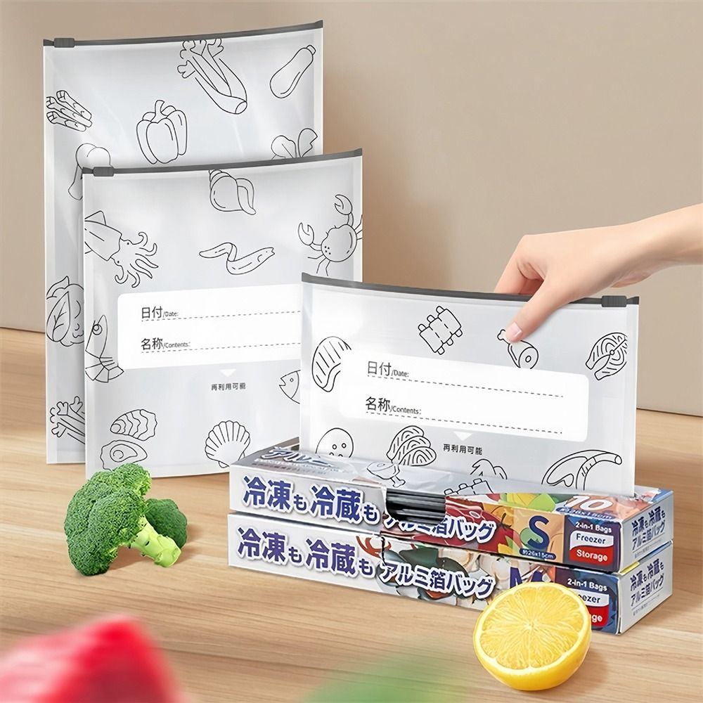 10 stks/zak Nieuwe Aluminiumfo - Reusable Zip Bag recensie en prijs