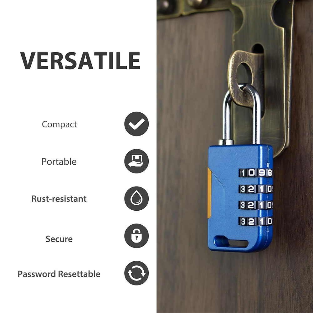 4-cijferig combinatiehangslot  - Cable Lock Combination recensie en prijs